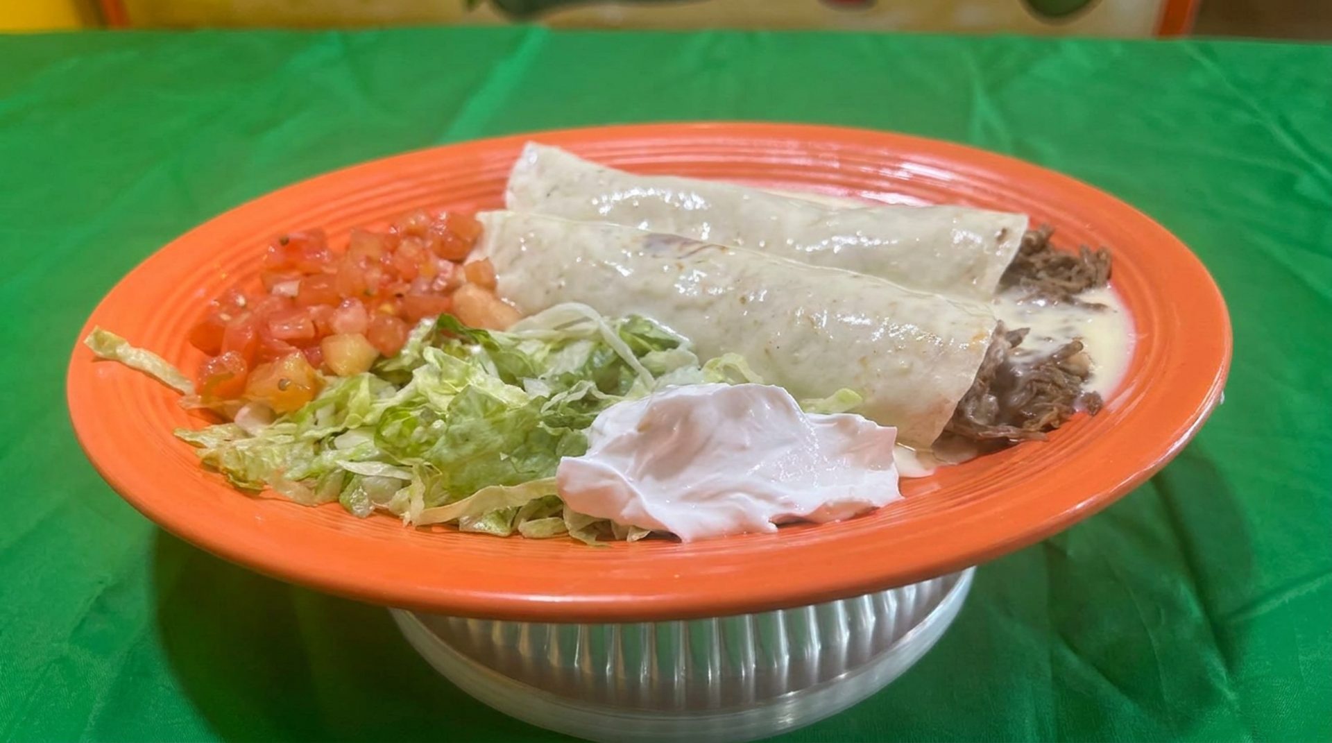 The plate that says why choose