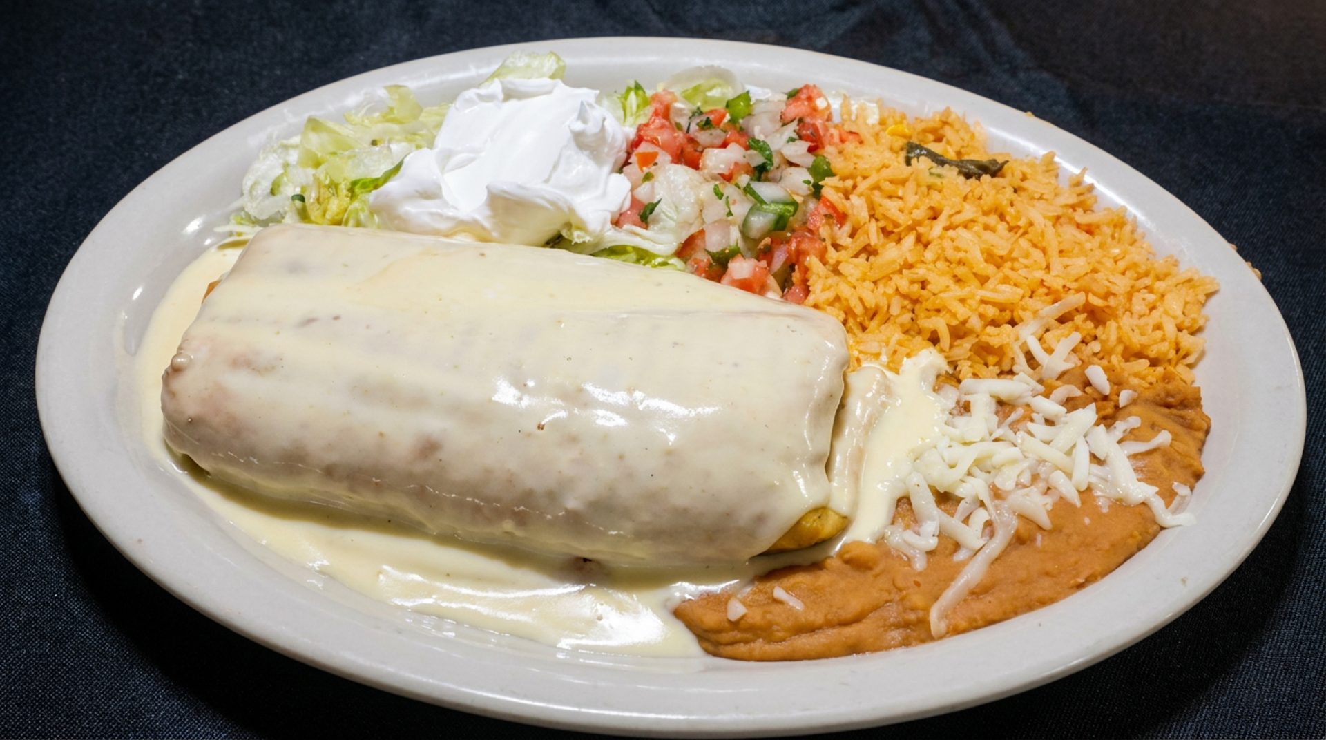 Tacos, burritos, and plates