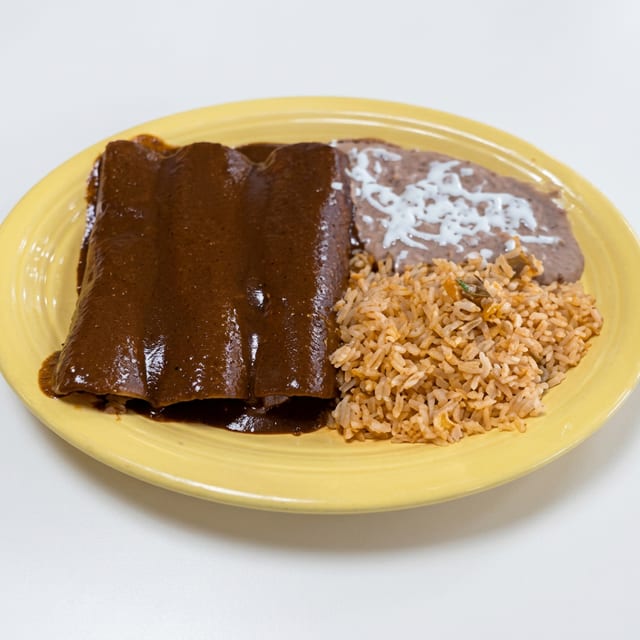 Enchiladas Mole.