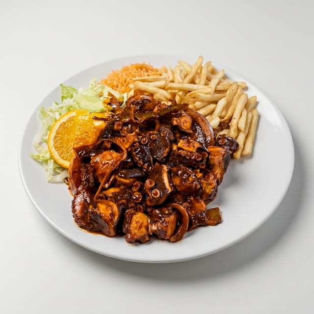 Pulpo a la Diabla.