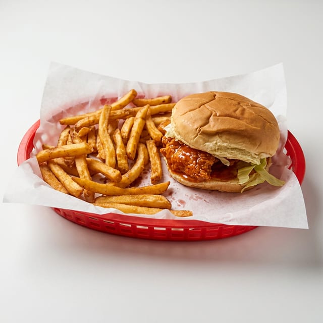 Buffalo Chicken Hamburger.