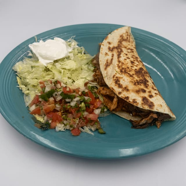 Veggie Quesadilla.